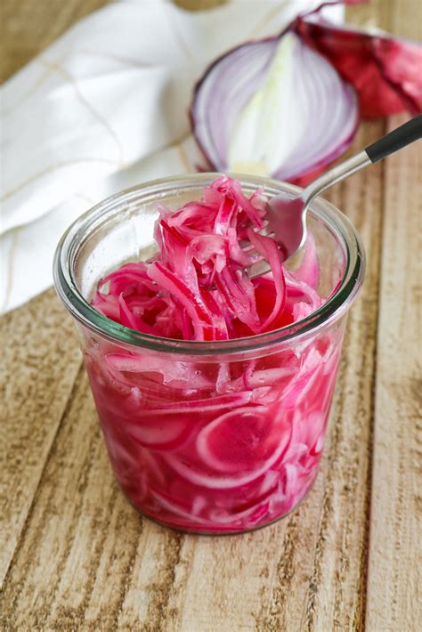 Homemade Pickled Red Onions - The Carefree Kitchen - balustradellc