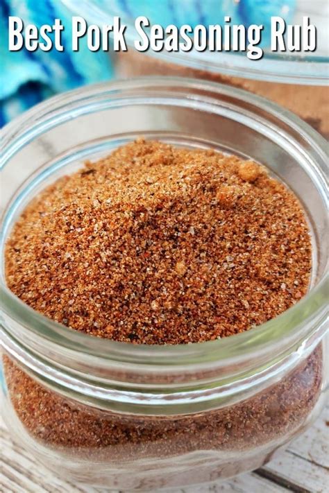 Homemade Pork Rub and Seasoning Blend - COOKtheSTORY - balustradellc