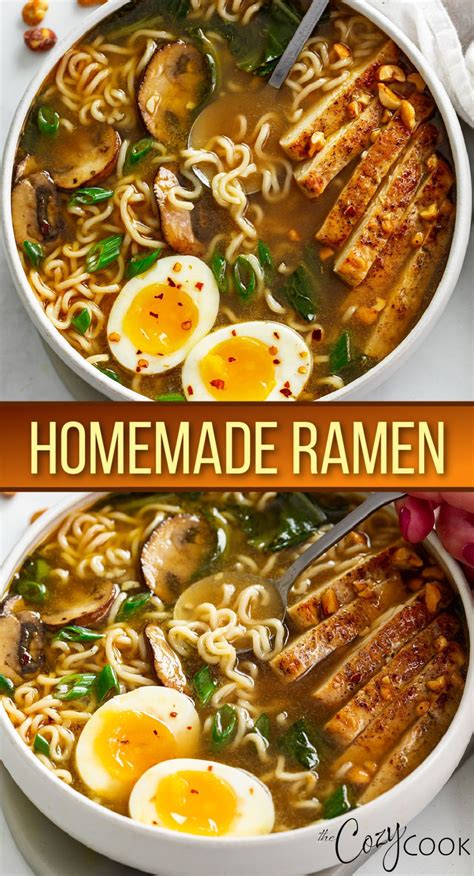 Homemade Ramen - The Cozy Cook - balustradellc