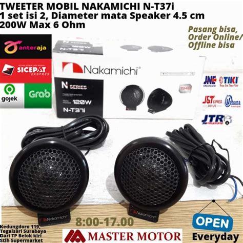 HONDA BRIO PASANG TWEETER NAKAMICHI N-T37i - balustradellc