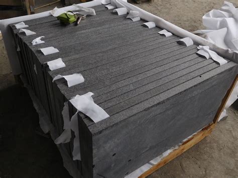 Honed Black Granite Tiles Cheap Cost and Famous Factory in China - balustradellc