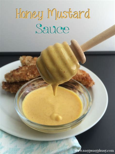 Honey Mustard Sauce {4 ingredients} - Spend With … - balustradellc