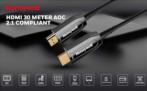 Honeywell HDMI AOC 2.1 Complaint 15 Meters Cable - balustradellc
