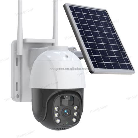 Hongnaer 4MP Solar Panel Powered Wireless Surveillance PTZ IP Camera ... - balustradellc