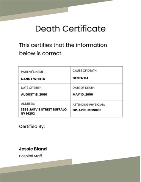 Hospital Withholding Death Certificate for Outstanding Bills in the ... - balustradellc