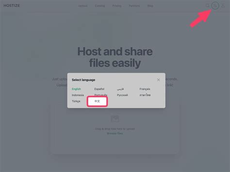 Hostize - Berbagi file super sederhana - coolestguyplanet.net