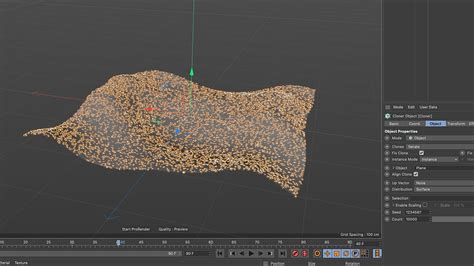 HOT4D   Particle Ocean Using Cinema 4d And HOT4D Generative - HOT4D