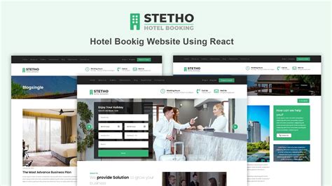 Hotel Multi Page Website Using ReactJs / HTML / CSS For Beginners - balustradellc