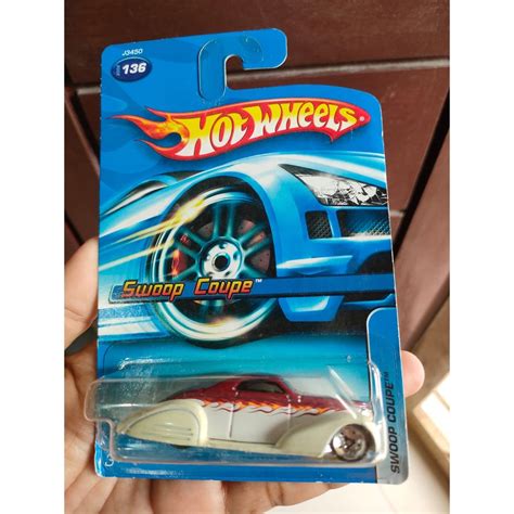 Hotwheels Swoop Coupe Maroon Putih Blue Card - Shop - balustradellc
