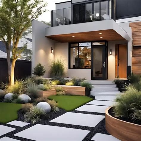 House design with landscape design | Modern house exterior, House ... - muktibox.com