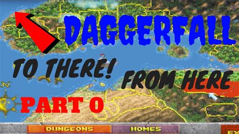 HOW BIG IS THE MAP in Daggerfall? Walk Across the Map (Part