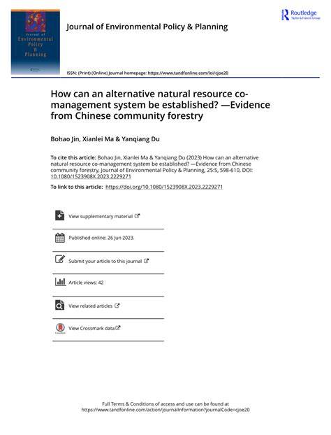 How can an alternative natural resource co-management system be ... - raincitystudios.com