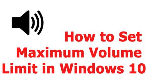 How can I limit the volume of audio on Windows by … - balustradellc
