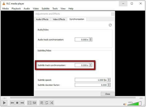 How can I re-sync the subtitle and the video using VLC media player ... - balustradellc