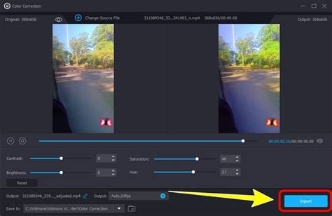 How do I export a high-resolution video with saturation changes in ... - balustradellc