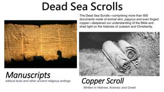 How do the Dead Sea Scrolls Aramaic fragments change r... - balustradellc