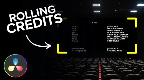 How do you make professional rolling credits in resolve (see ... - balustradellc