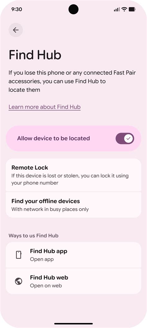How Find Hub protects your data - Android Help - Google Help - balustradellc