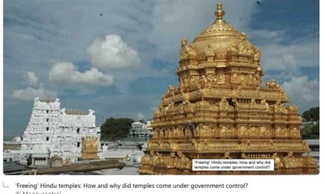 How Hindu temples came under Government control - balustradellc
