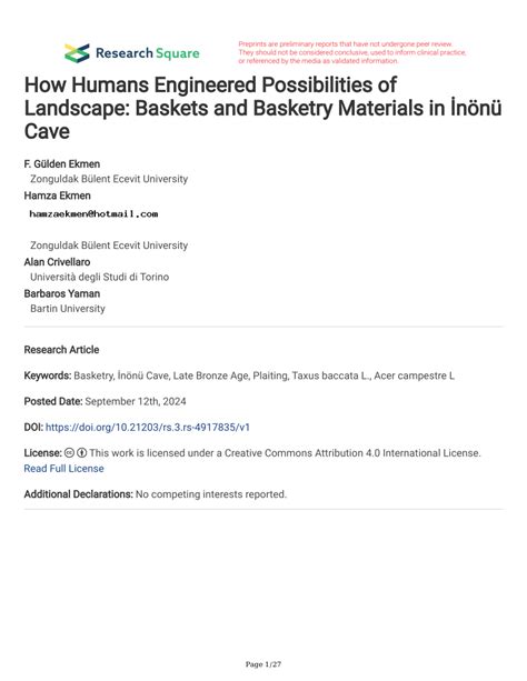 How humans engineered possibilities of landscape: baskets and basketry ... - wintechmobiles.com