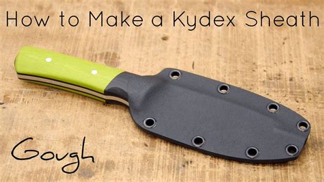 How I Make a Tacticool Kydex Knife Sheath - balustradellc