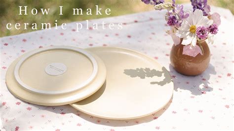 How I make ceramic plates | The entire pottery process - muktibox.com