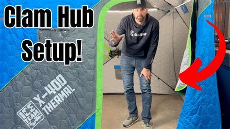 How I Set Up My Hub Shelter - Clam X400 Ice Team Walk-Through - balustradellc