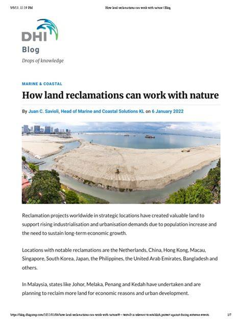 How land reclamations can work with nature - raincitystudios.com