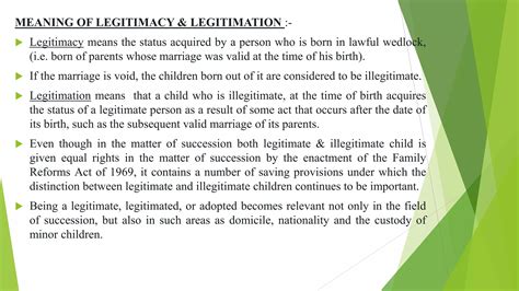 How Legitimation Takes Place | Legitimated Children | Paternity and ... - balustradellc