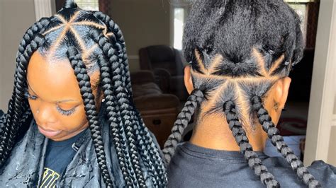 HOW TO: Jumbo Box Braids Triangle Beginner Friendly