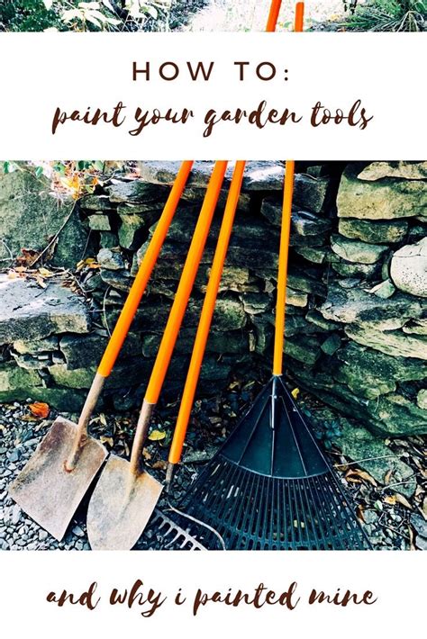 how to: paint garden tools - the woodland gardener - muktibox.com