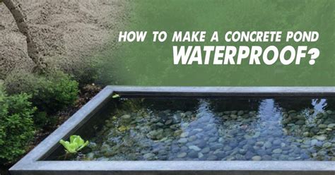 HOW TO : Waterproof a concrete Fish Pond with Super Laykold - raincitystudios.com
