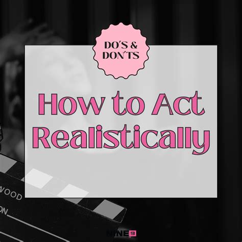 How to Act Realistically - Backstage - muktibox.com