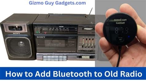 How To Add Bluetooth To Any Old Radio - Gizmo Guy … - balustradellc
