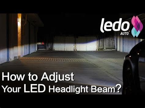 How to Aim and Adjust an LED Headlight Bulb Light Beam - balustradellc