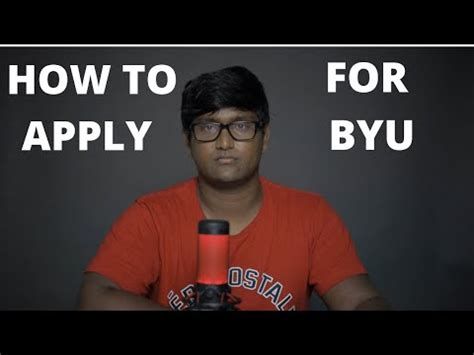 HOW TO APPLY FOR BYUH YouTube