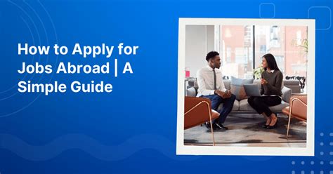 How to Apply for Jobs Abroad - Go Overseas - balustradellc