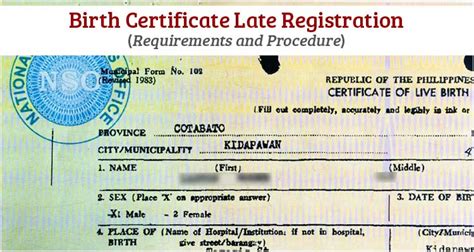 How To Apply For Late Registration Of Birth Certificate In Philippines - balustradellc