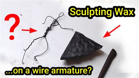 How to Apply Hard Wax to a Wire Armature - Sculpting Miniatures - muktibox.com