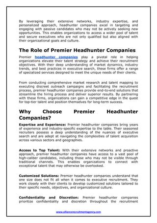 How to Approach a Headhunter (Without Sounding Desperate or … - balustradellc
