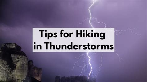 How to Avoid Thunderstorms When Hiking and - balustradellc