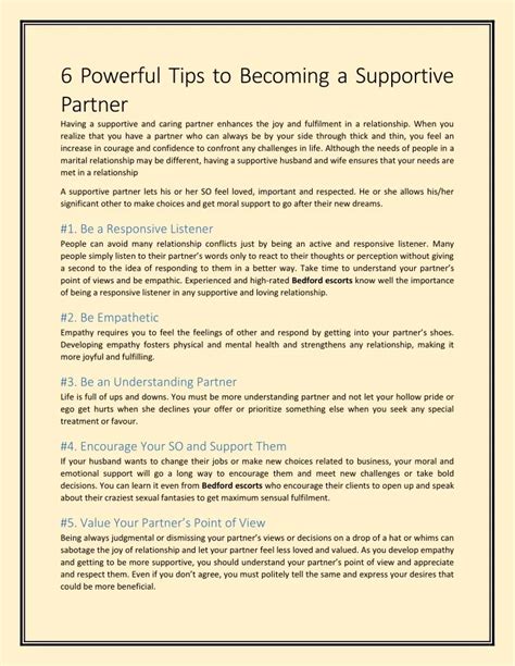 How to be a More Supportive Partner - Wild Simple Joy - balustradellc