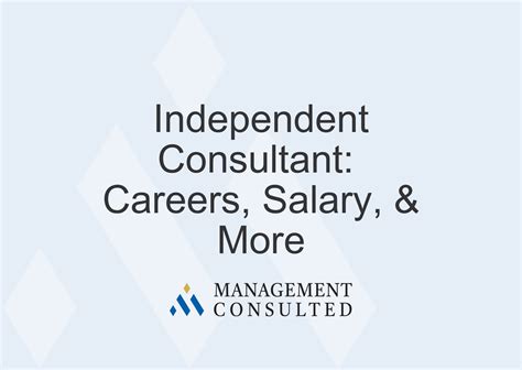 How to become an independent consultant with skills and salary - balustradellc