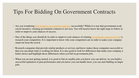 How to Bid on Government Contracts Successfully | GovGPT - balustradellc