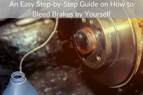 How to Bleed Brakes by Yourself: Step-by-Step Guide - balustradellc