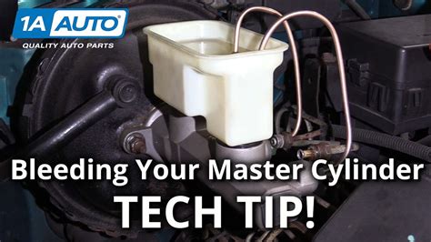 How to Bleed the Master Cylinder Without Removing it From a Car - balustradellc