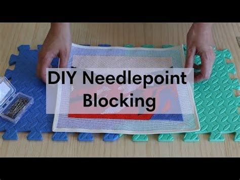 How to Block a Needlepoint Canvas - The Spruce Crafts - muktibox.com