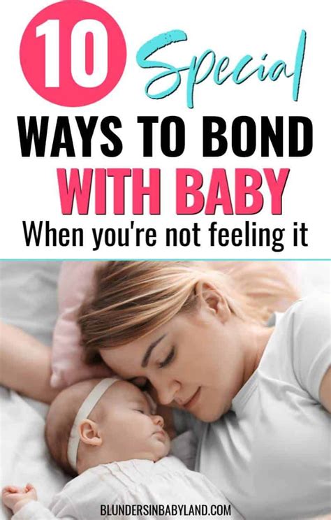 How To Bond With Your Baby If It Doesn't Come Naturally - balustradellc