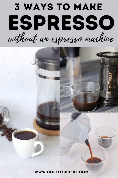 How to Brew Espresso at Home Without a Fancy Machine - balustradellc