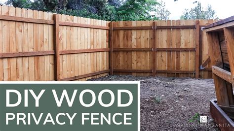 How To Build A 6' Wooden Privacy Fence - balustradellc